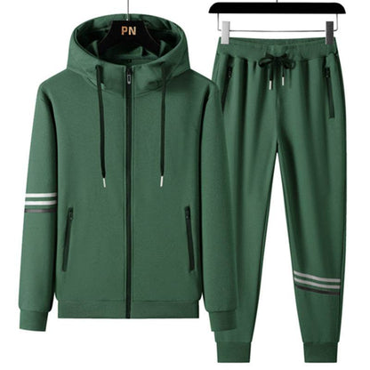 Men's Casual Sports Cotton Hoodie & Trousers Set - Comfortable & Stylish - Buy Center