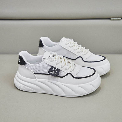 Height Increasing Breathable Sports Shoes for Women - Trendy Mid Heel - Buy Center