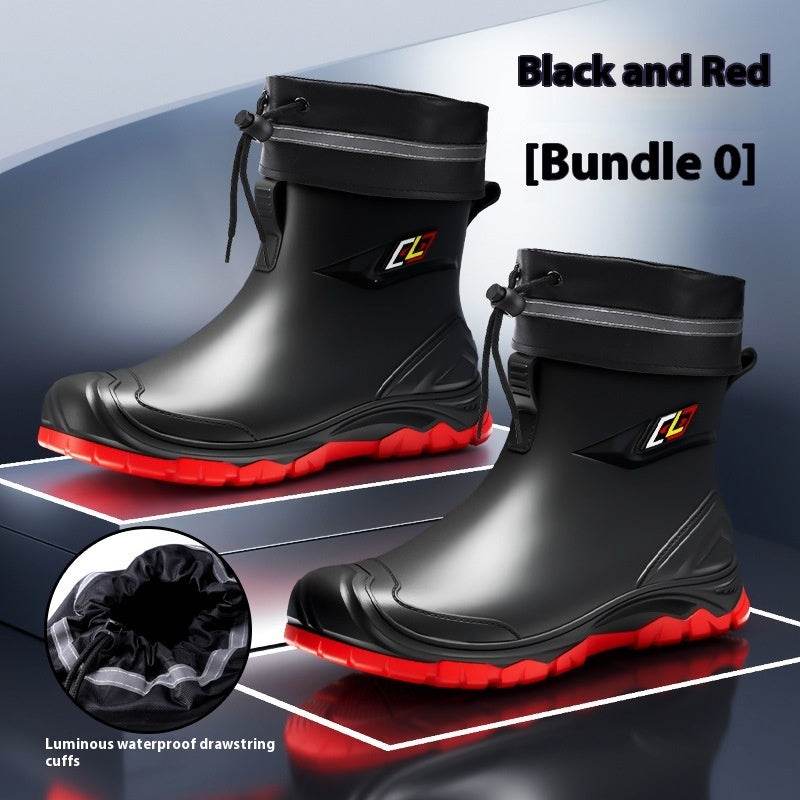 Non-Slip Wear-Resistant Rain Shoes for Men - Trendy Outdoor Boots 2025 - Buy Center