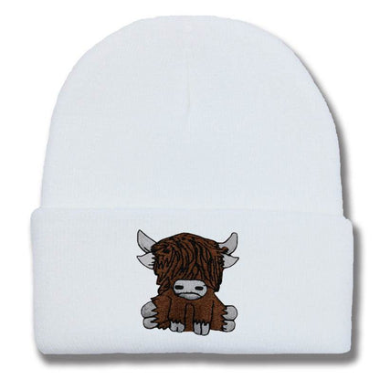 Cartoon Long Hair Yak Knitted Hat - Stylish and Warm Winter Fashion - Buy Center