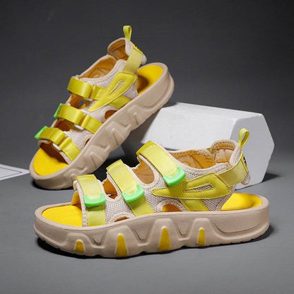 Stylish Wear-Resistant Platform Beach Sandals for Men - Non-Slip & Breathable - Buy Center