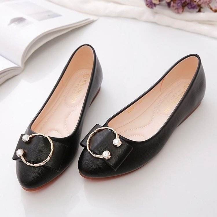 Buycenter Soft Bottom Mary Jane Flats - Casual Low-Cut Shoes for Everyday Use - Buy Center