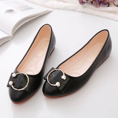 Buycenter Soft Bottom Mary Jane Flats - Casual Low-Cut Shoes for Everyday Use - Buy Center