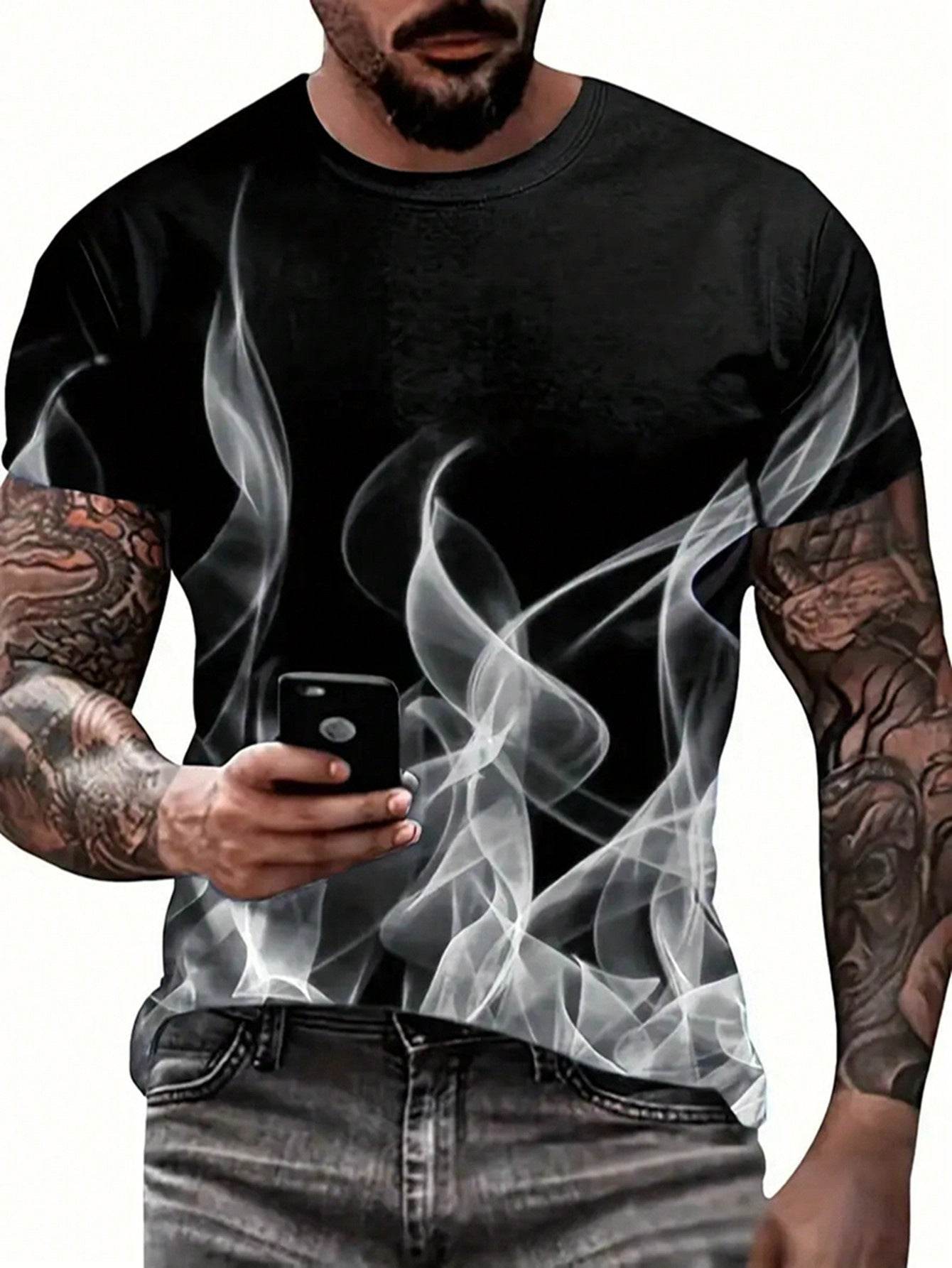 Men's Casual Floral Print T-Shirt - Trendy Style for 2025 - Buy Center