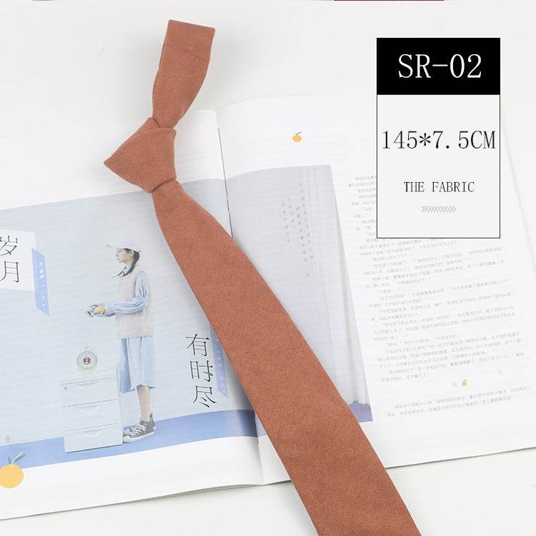Korean Style Unisex Suede Bow Tie - Trendy Casual Accessory 2025 - Buy Center