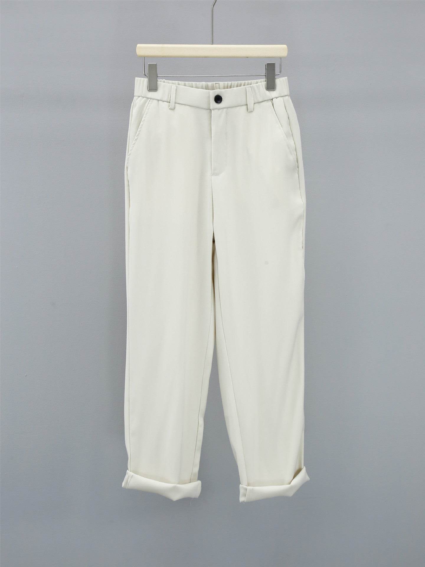 Men's Pure Color Twill Harem Pants - Stylish & Comfortable Casual Wear - Buy Center