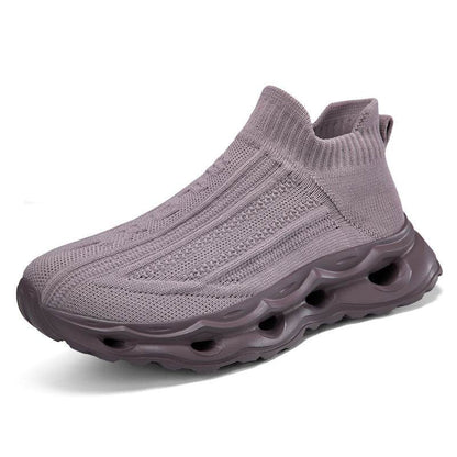 Plus Size Flyknit Sports Shoes - Stylish Breathable Comfort for Everyday Wear - Buy Center