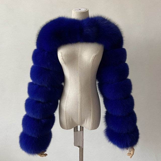 Buycenter Women's Fur Shawl Coat - Elegant Artificial Fur in Various Colors - Buy Center