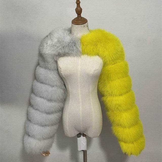Buycenter Women's Fur Shawl Coat - Elegant Artificial Fur in Various Colors - Buy Center