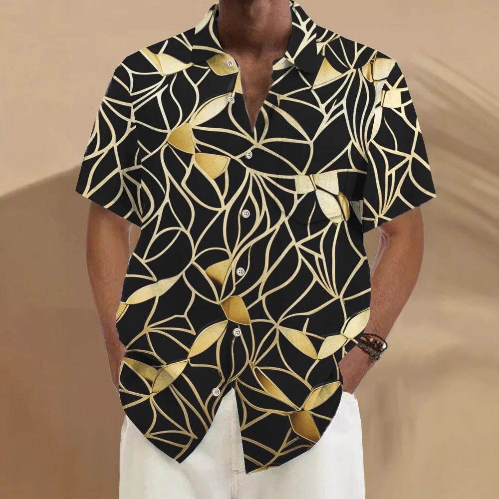 Men's Summer Cardigan - Loose Fit Short Sleeve Casual Style 2025 - Buy Center