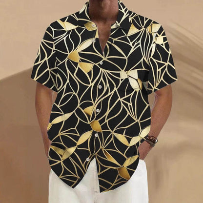 Men's Summer Cardigan - Loose Fit Short Sleeve Casual Style 2025 - Buy Center