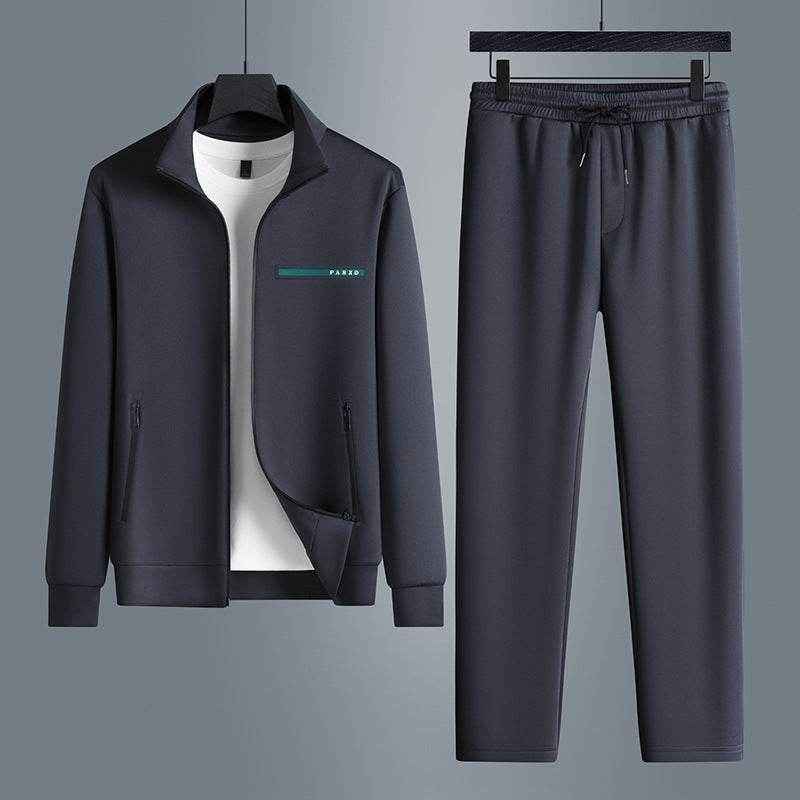 High-End Men's Casual Sports Suit - Stylish Long Sleeves & Premium Fit