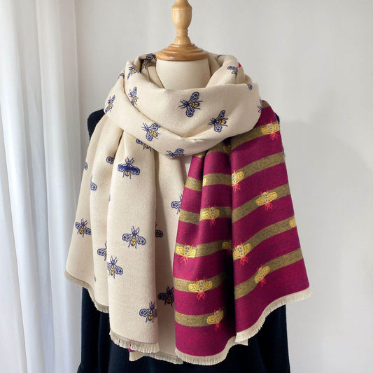 Women's Tassel Shawl Scarf - Stylish Warmth for Autumn & Winter - Buy Center
