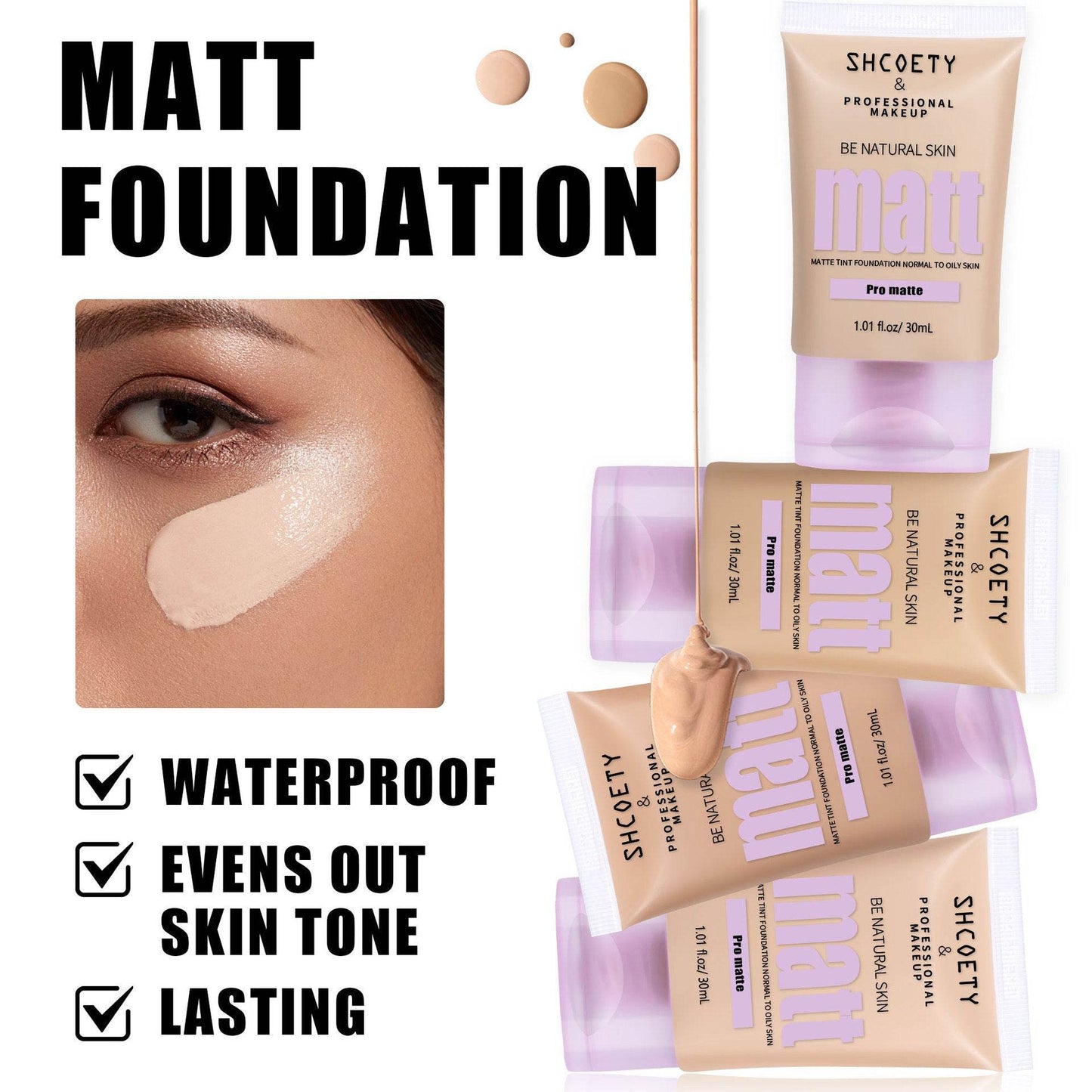 4 Colors Longwear Foundation Concealer - Brightening BB Cream for Flawless Skin - Buy Center
