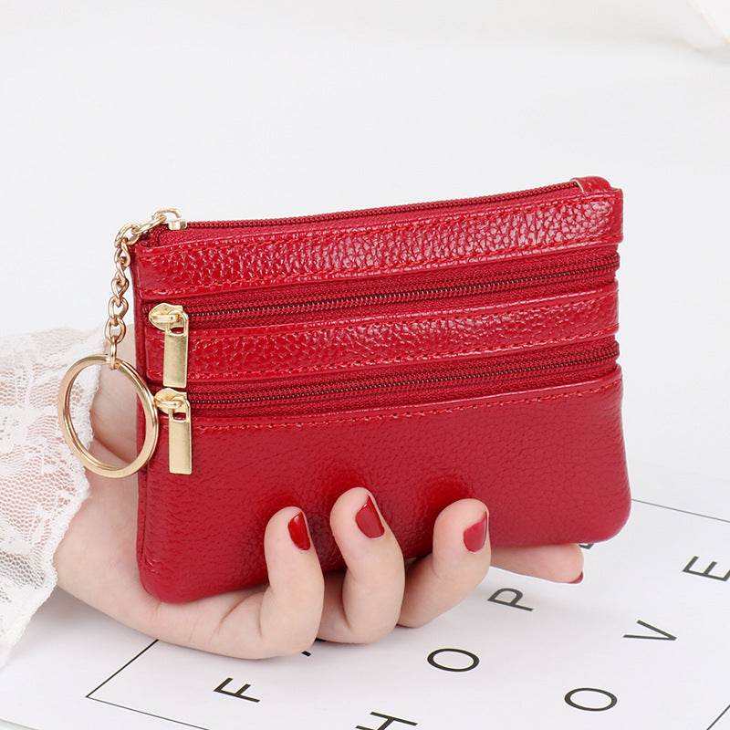 Women's Authentic Leather Coin Purse - Stylish & Compact Accessory 2025 - Buy Center