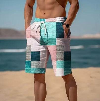 New Summer Hawaiian Printed Men's Shorts - Breathable & Micro Elastic Comfort - Buy Center