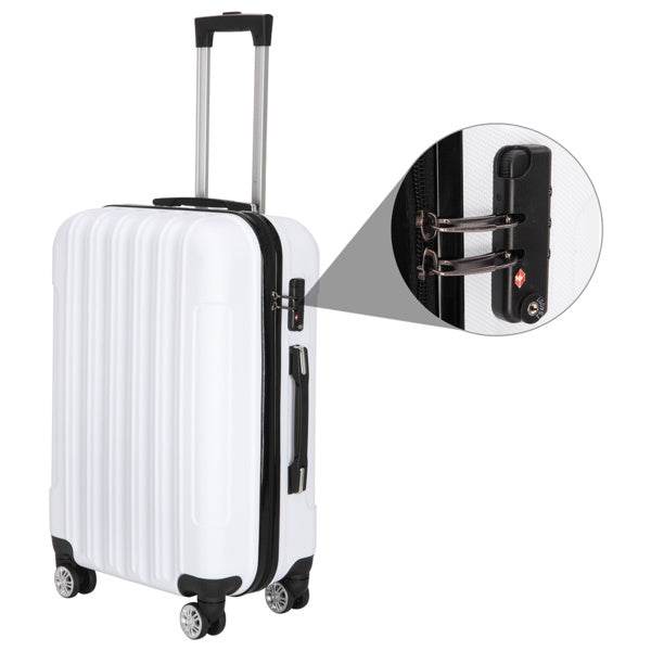 Vertical Pattern 3-in-1 Trolley Case - Durable, Large Capacity Luggage - Buy Center