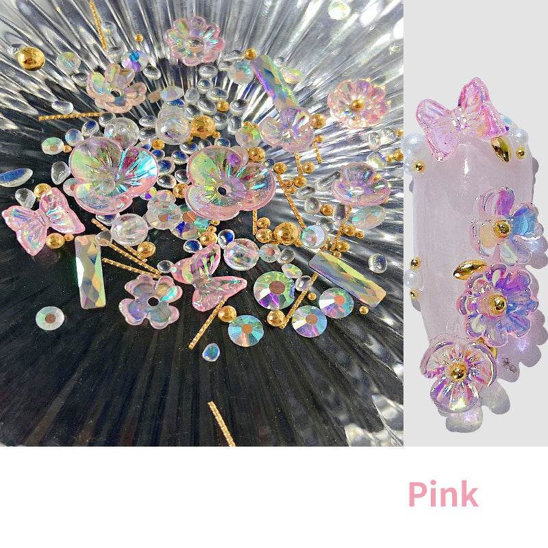 Frozen Flower Butterfly Nail Art - Unique 15g Sequins for Stunning Designs - Buy Center