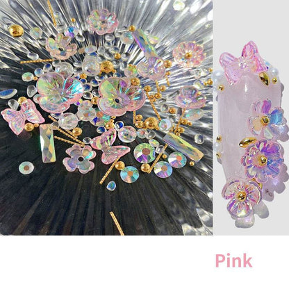 Frozen Flower Butterfly Nail Art - Unique 15g Sequins for Stunning Designs - Buy Center