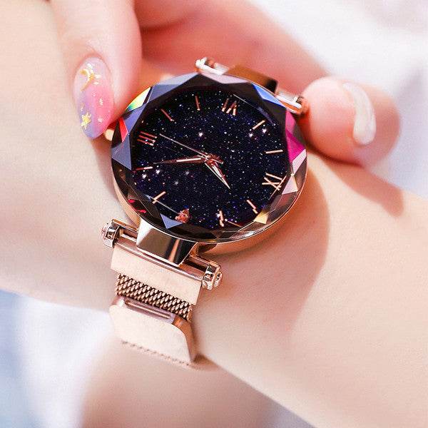 BuyCenter Ladies' Elegant Casual Watch - Adjustable Magnetic Strap, Luminous Dial - Buy Center