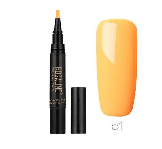 5ml Solid Color Nail Art Pen - Easy Application in 58 Vibrant Shades - Buy Center