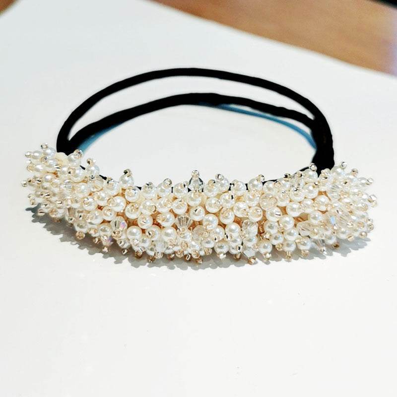 Korean Flower Bud Crystal Hairpin - Elegant Headgear for Stunning Braids - Buy Center