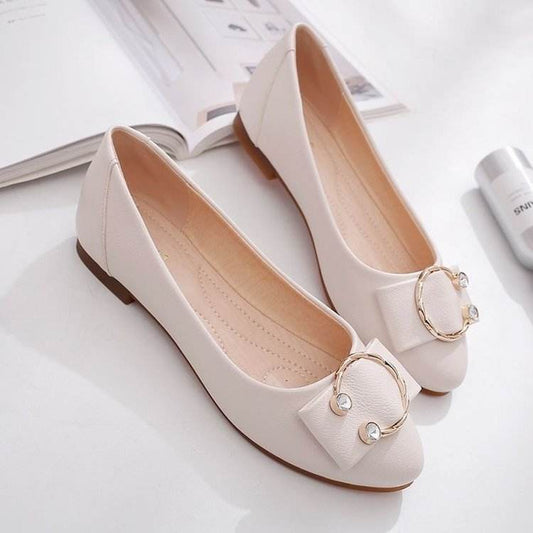 Buycenter Soft Bottom Mary Jane Flats - Casual Low-Cut Shoes for Everyday Use - Buy Center