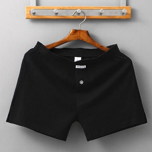 Men's Cotton Sports Shorts - Breathable Comfort in Solid Colors - Buy Center