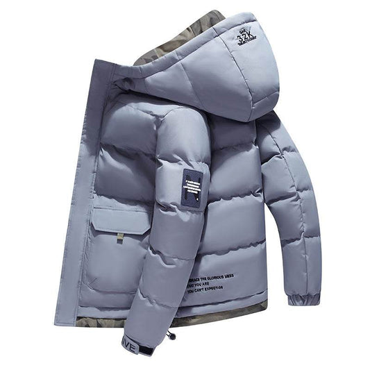 Men's Cotton-Padded Coat - Stylish Parka for Autumn & Winter 2025 - Buy Center
