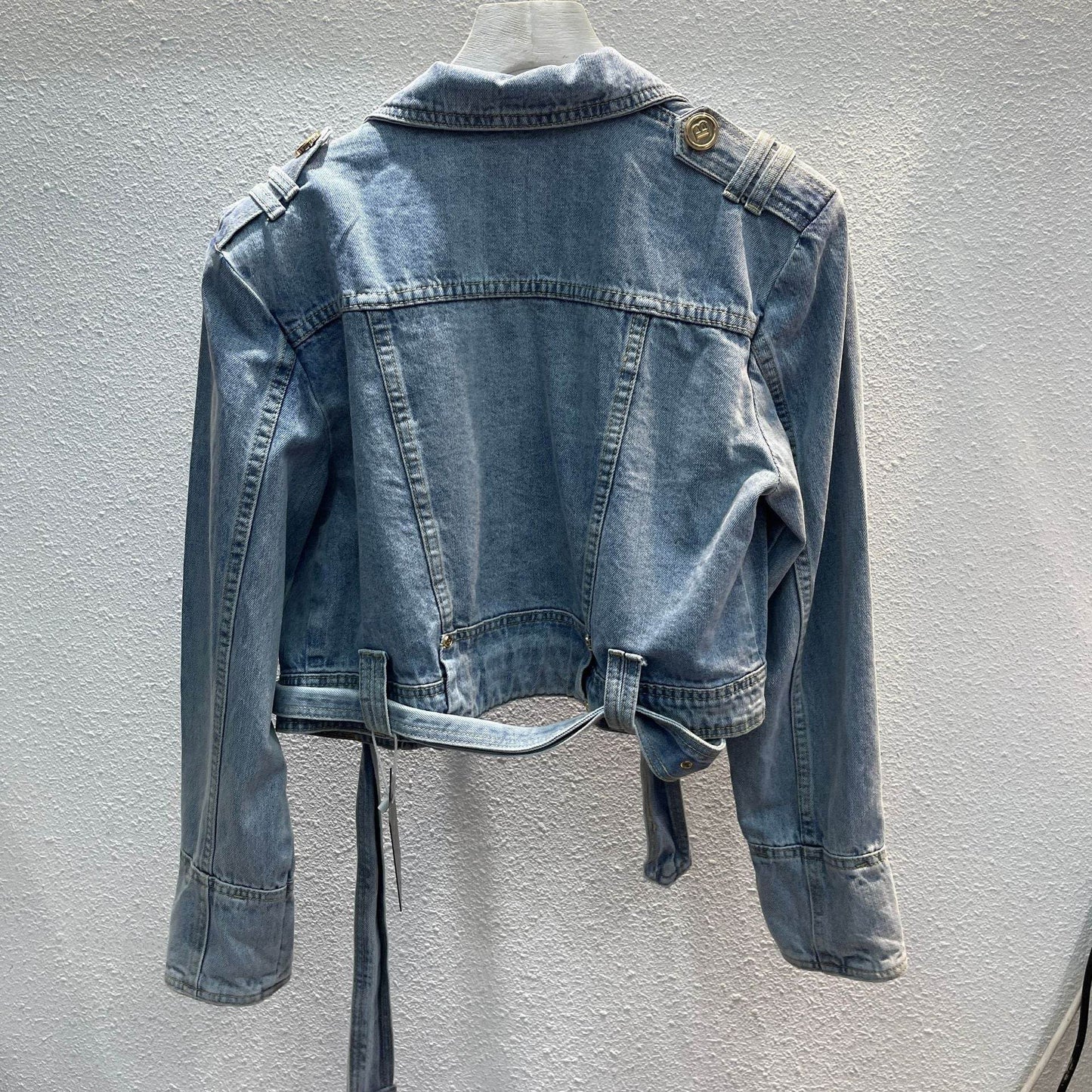 Popular Korean Style Denim Coat - Loose Fit Street Fashion Outerwear - Buy Center