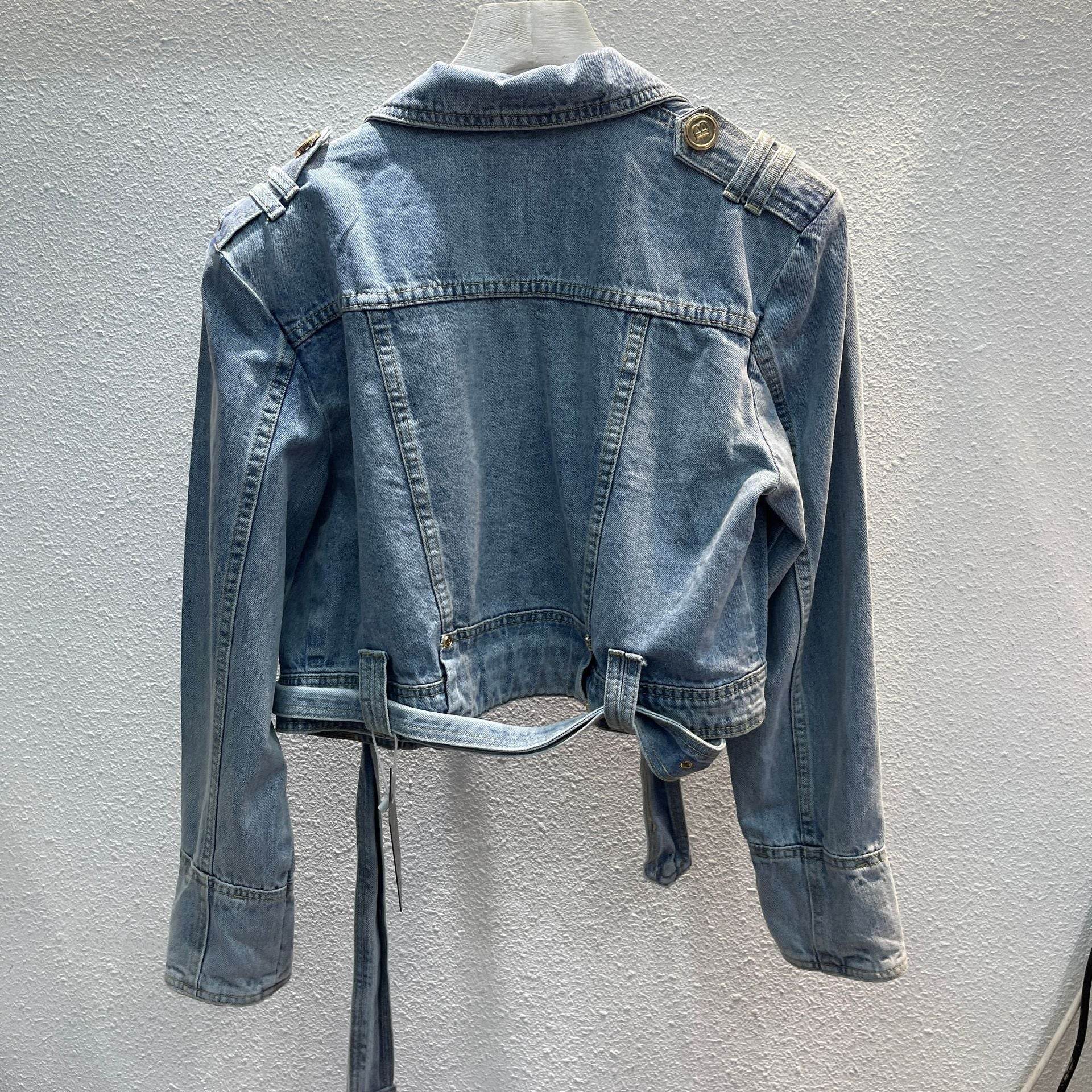 Popular Korean Style Denim Coat - Loose Fit Street Fashion Outerwear - Buy Center