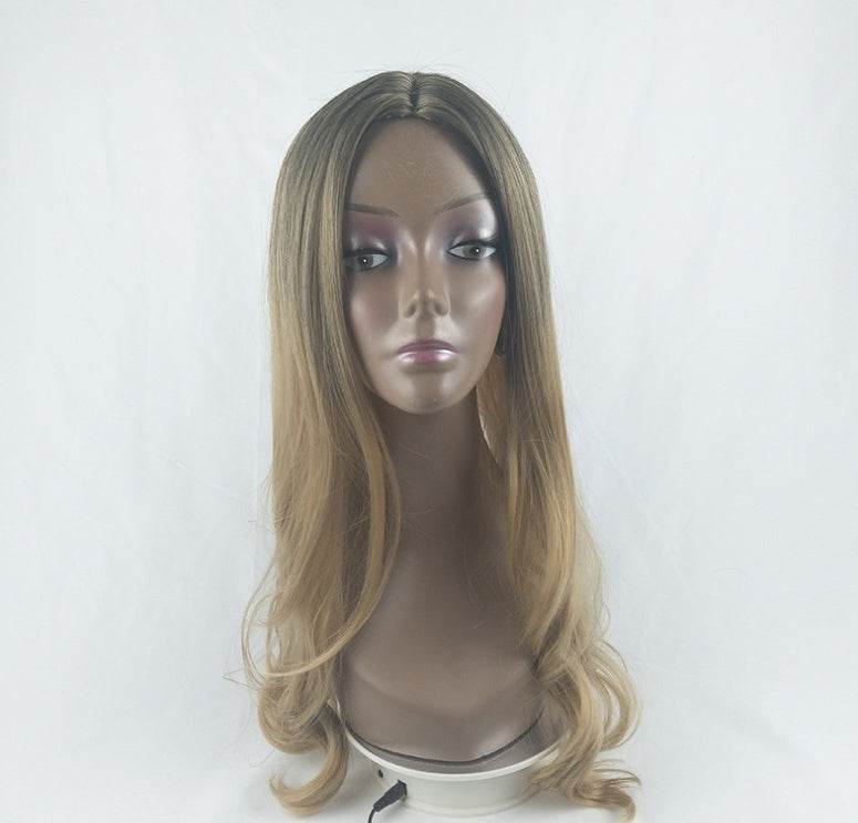 Customizable Long Curly Gradient Anime Wig - Vibrant Colors for All - Buy Center