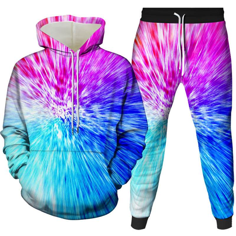 New 3D Printed Loose Two-Piece Sweater Suit - Stylish & Versatile Fashion - Buy Center