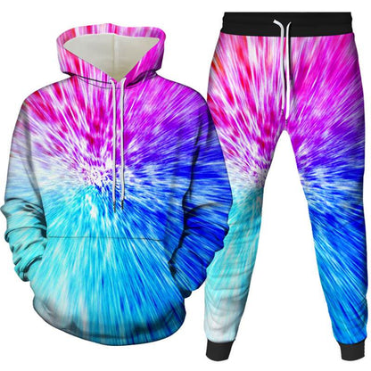 New 3D Printed Loose Two-Piece Sweater Suit - Stylish & Versatile Fashion - Buy Center