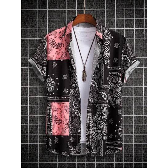 Men's Creative Hawaiian Shirt - 3D Striped Design for Stylish Comfort - Buy Center