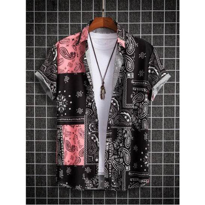 Men's Creative Hawaiian Shirt - 3D Striped Design for Stylish Comfort - Buy Center