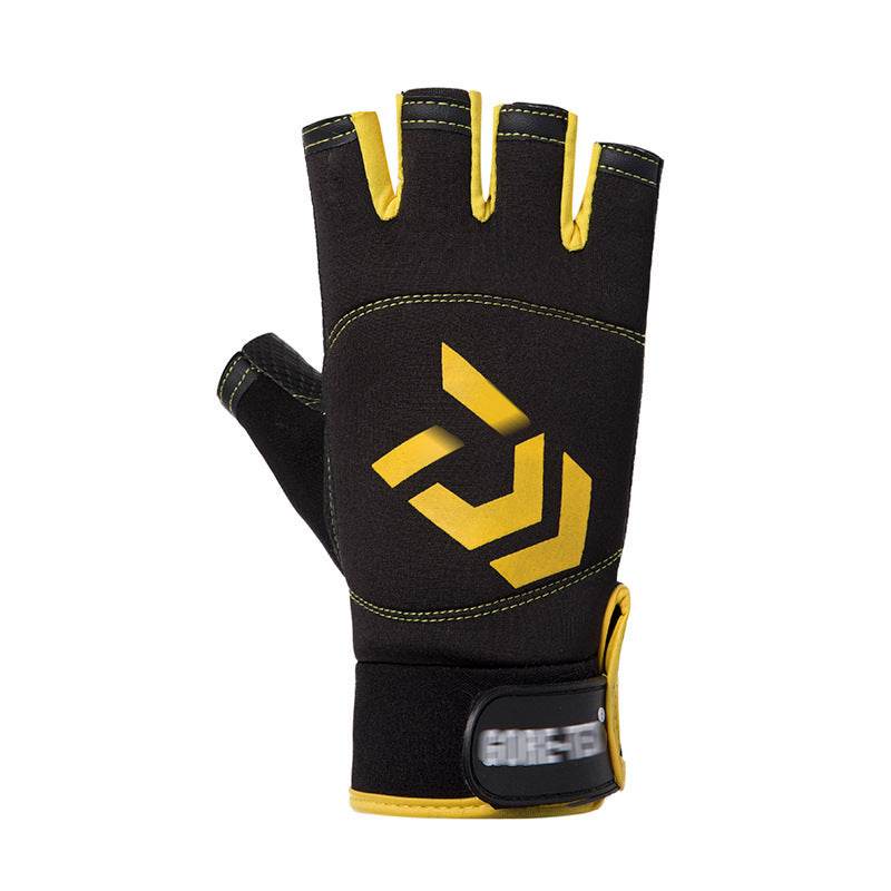 Outdoor Fingerless Fishing Gloves - Waterproof, Windproof for All Anglers - Buy Center