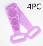 Premium Bath Towel Silicone Rubbing Back Towel - Double-Sided Comfort - Buy Center