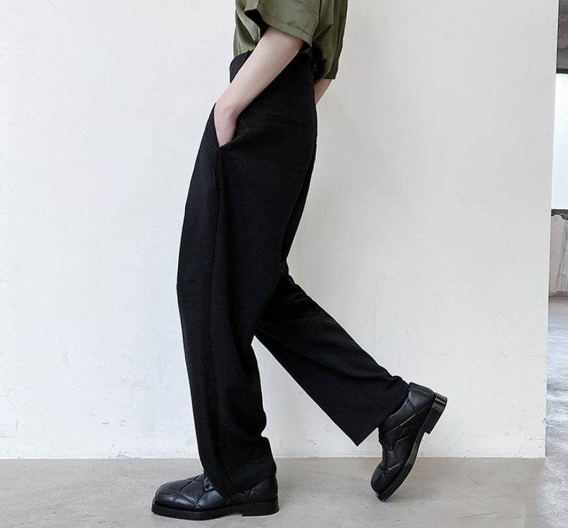 Men's High Waist Harem Trousers - Stylish Cotton Comfort, Urban Chic - Buy Center