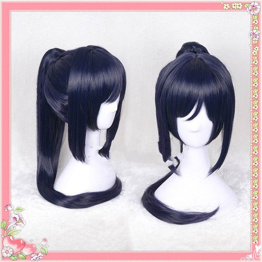 Matsuura Konan Cosplay Wig - Vibrant Blue & Purple Human Hair 2025 - Buy Center