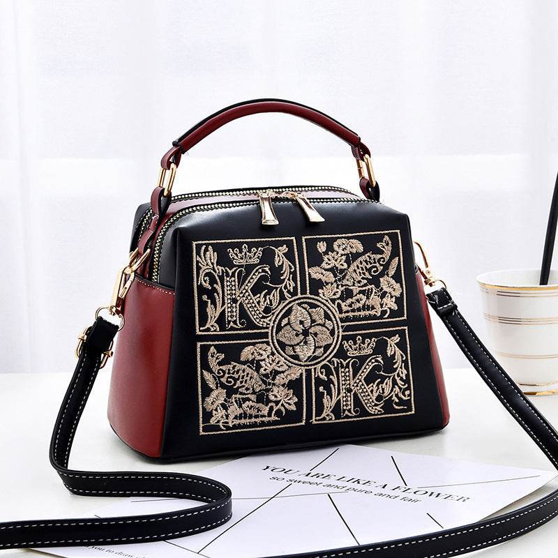 Buycenter Women's Embroidered Crossbody Shoulder Bag - Vintage Style - Buy Center
