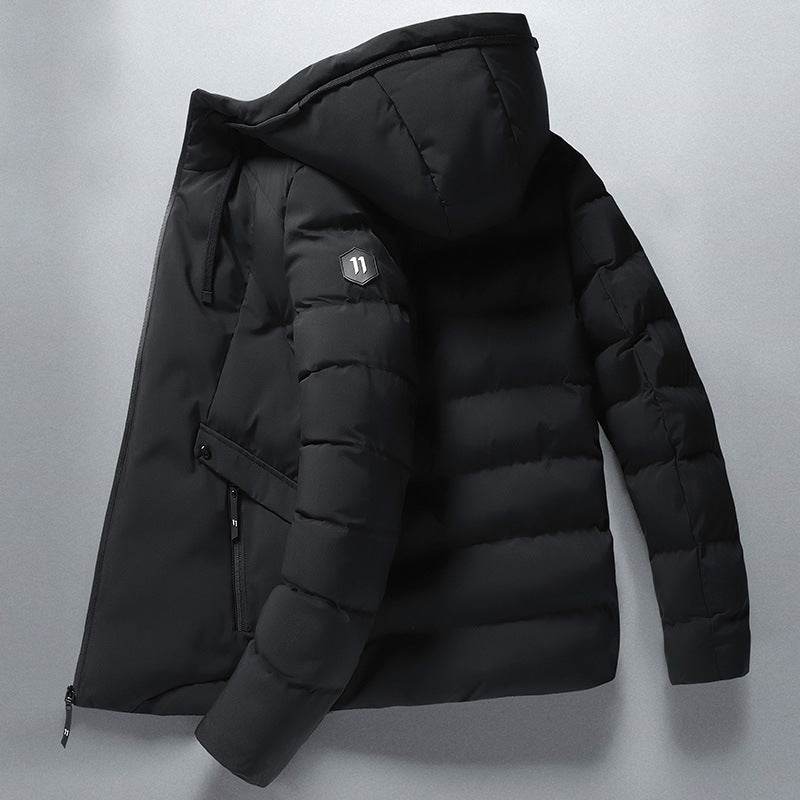Solid Color Men's Cotton Coat - Stylish Cardigan for Casual Leisure - Buy Center