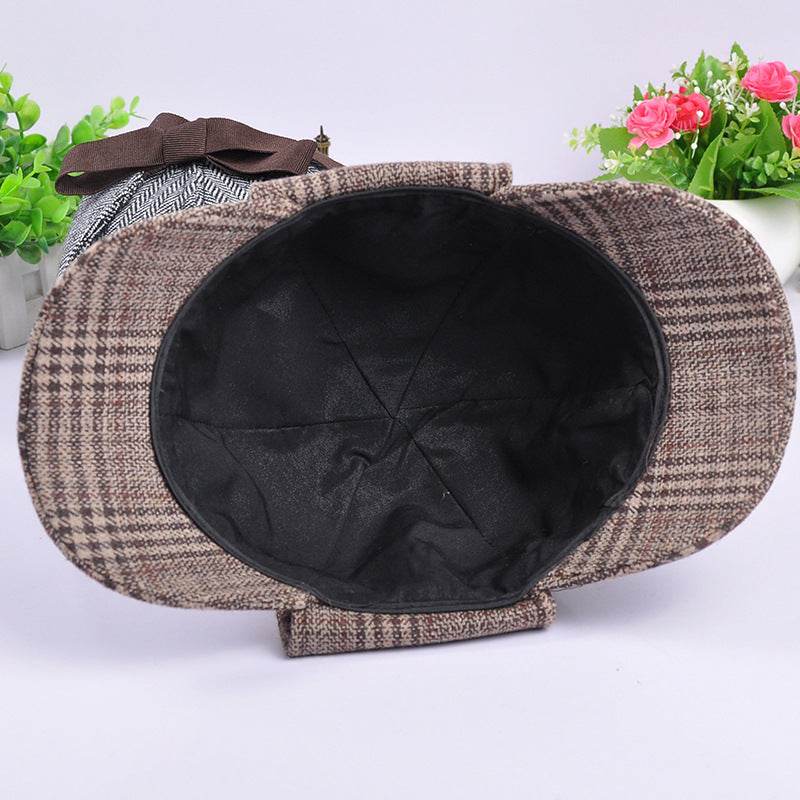 Buycenter Vintage Plaid Baseball Caps - Double Brim for Men & Women - Buy Center