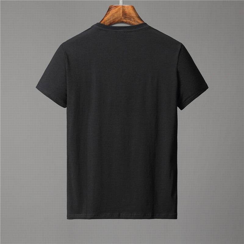 Buycenter Couple Short-Sleeved T-Shirt - Cotton Geometric Design - Buy Center