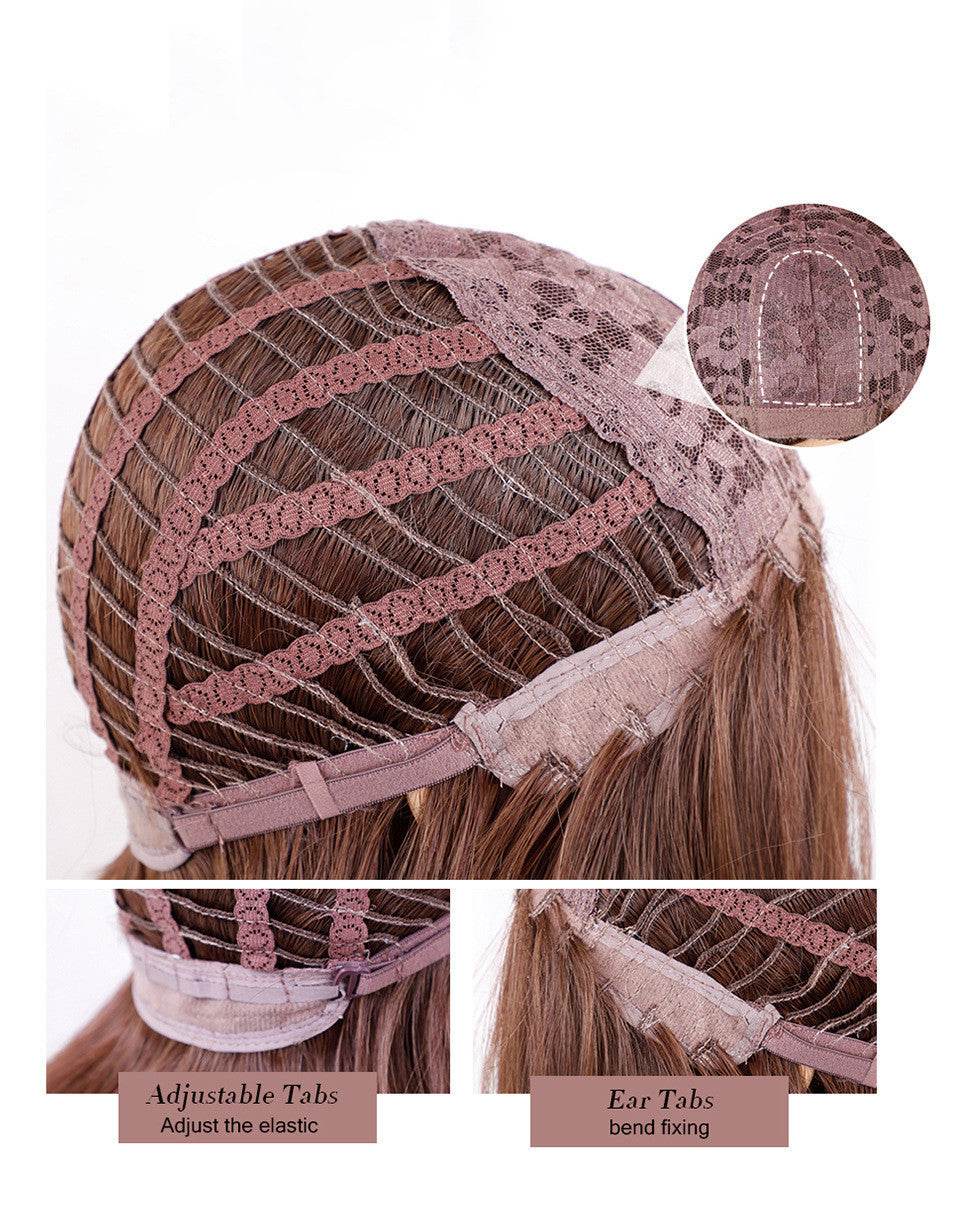 Medium Brown Gradient Blonde Long Curly Wig - Lightweight & Glamorous - Buy Center