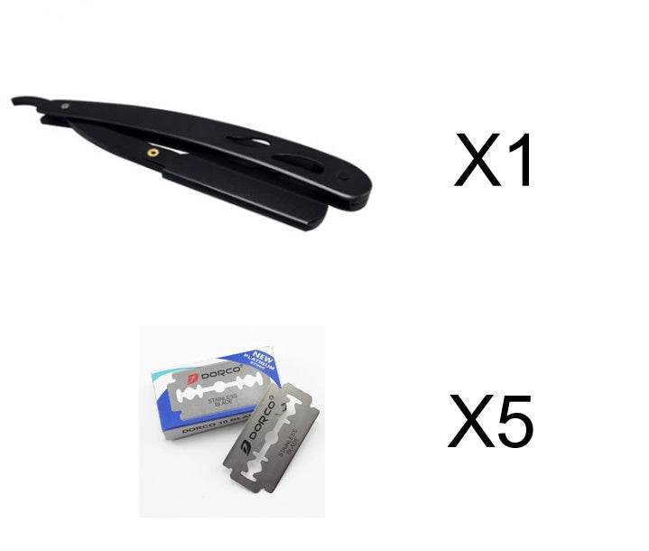 Premium Stainless Steel Razor - 10 Blades for Smooth and Precise Shaving - Buy Center