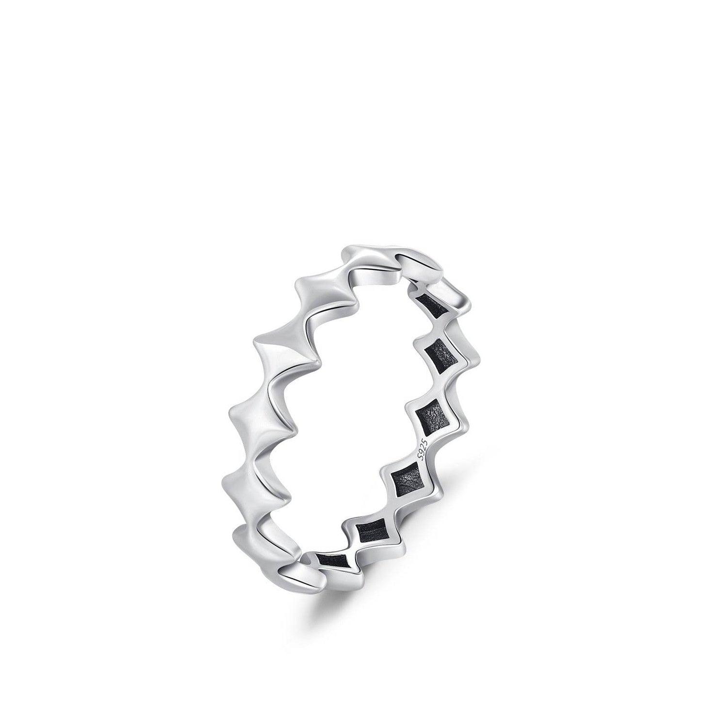 Retro Star Ring - Unique Silver Five-Pointed Star for Stylish Outfits - Buy Center