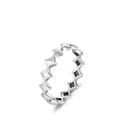 Retro Star Ring - Unique Silver Five-Pointed Star for Stylish Outfits - Buy Center