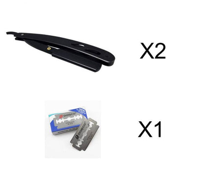 Premium Stainless Steel Razor - 10 Blades for Smooth and Precise Shaving - Buy Center