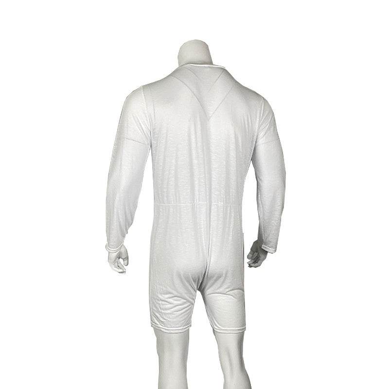 Pure Color Tight Jumpsuit for Men - Stylish Homewear in Classic Colors - Buy Center